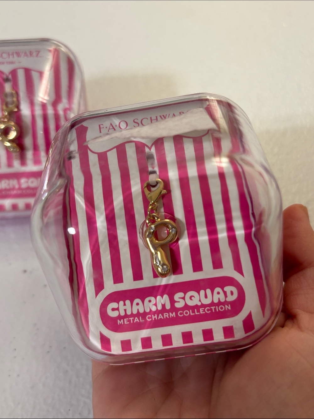 Fao Schwarz Gold “P” Charm Bundle